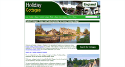 Desktop Screenshot of holidaycottages-england.com