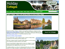 Tablet Screenshot of holidaycottages-england.com